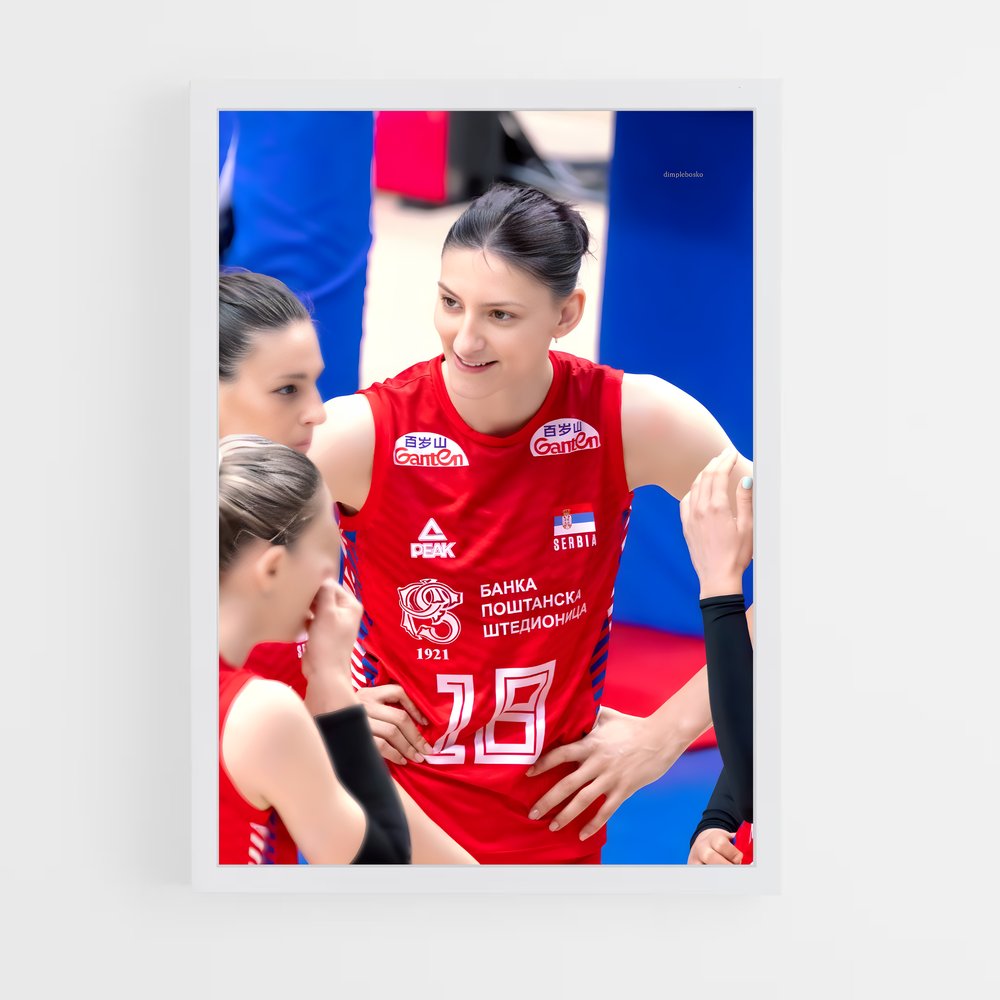 Poster Stratégie Éclair – affiche Volleyball (vue 3)